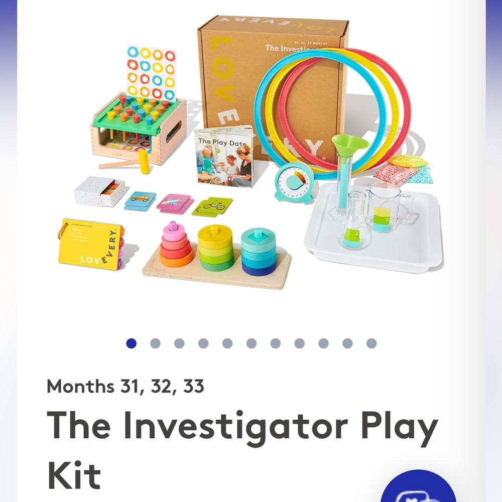 Lovevery The Investigator Play Kit - 2025 - Months 31, 32, 33